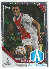 2021-22 TOPPS CHAMPIONS LEAGUE RYAN GRAVENBERCH STARBALL FOIL #199 AJAX